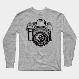 Photographer camera vintage design Long Sleeve T-Shirt